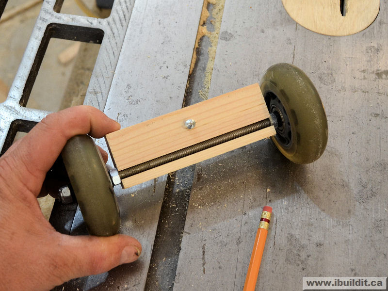 how to make a camera dolly front wheels